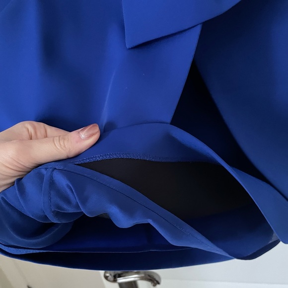 BCBG Blue Mini Dress with pockets (Size 6) - Picture 6 of 7